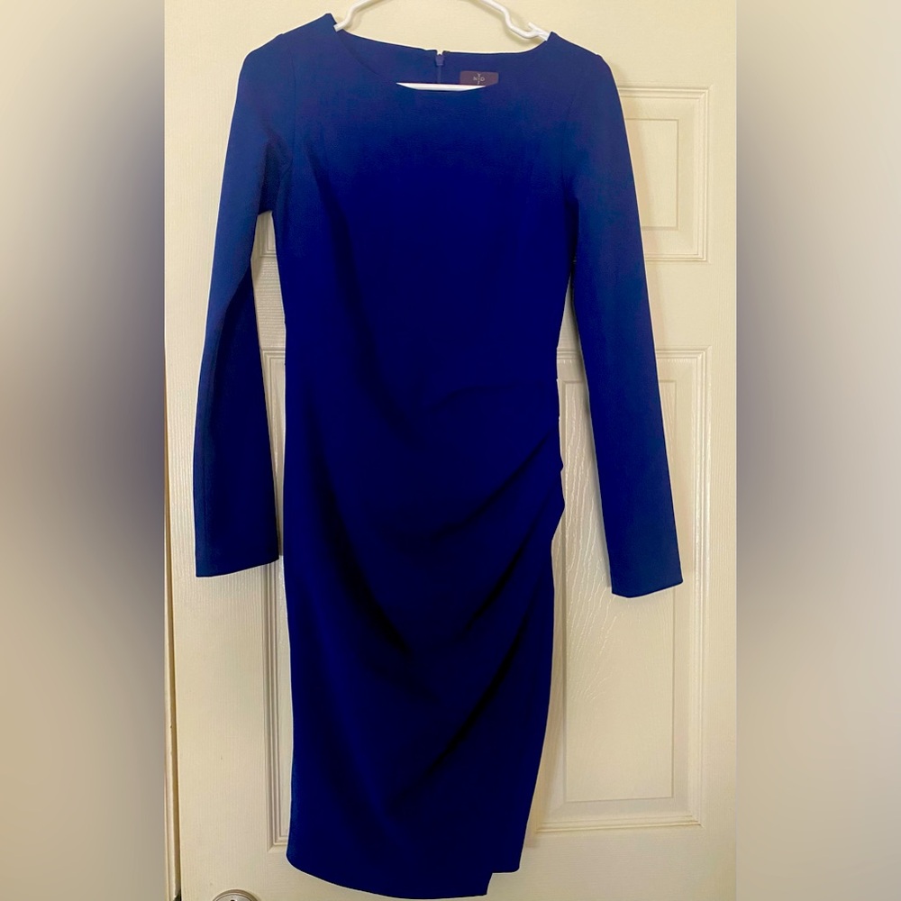 Royal blue NYDJ wrap dress